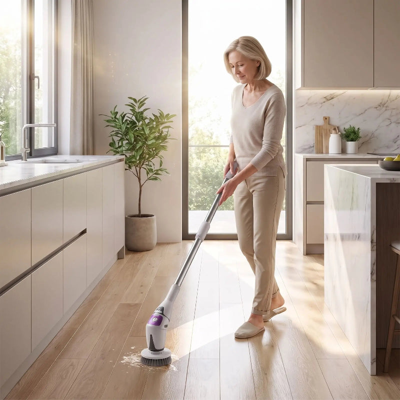 Brosse electrique nettoyage sans épuisement