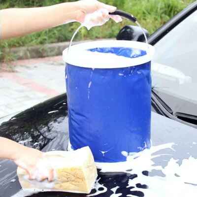 Seau d'eau utile pour laver auto