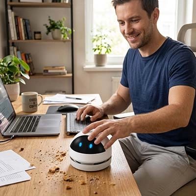 Aspirateur mini pour bureau propre
