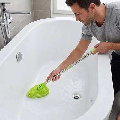 Balai brosse​ pour nettoyer baignoire