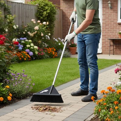 Balai efficace dans jardin