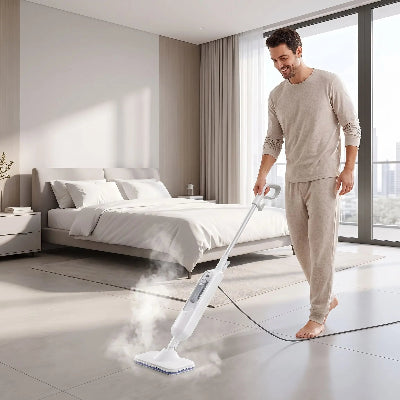 Balai vapeur allié pour nettoyage sain