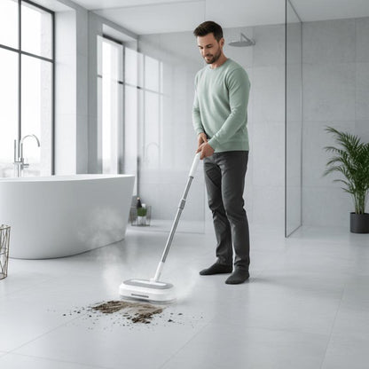 balai vapeur sans fil nettoyant salle bain