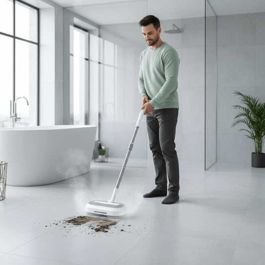 balai vapeur sans fil nettoyant salle bain