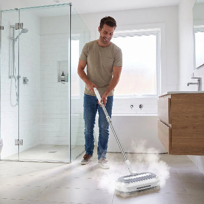 balai vapeur sans fil salle bain propre