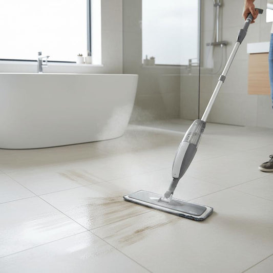 balais vapeur nettoyant saleté salle de bain