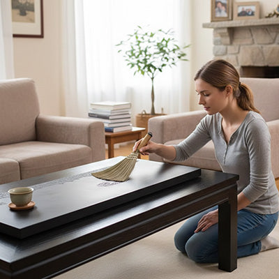 balayette naturalbroom table salon