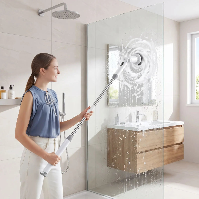 brosse nettoyage electrique pour cabine douche