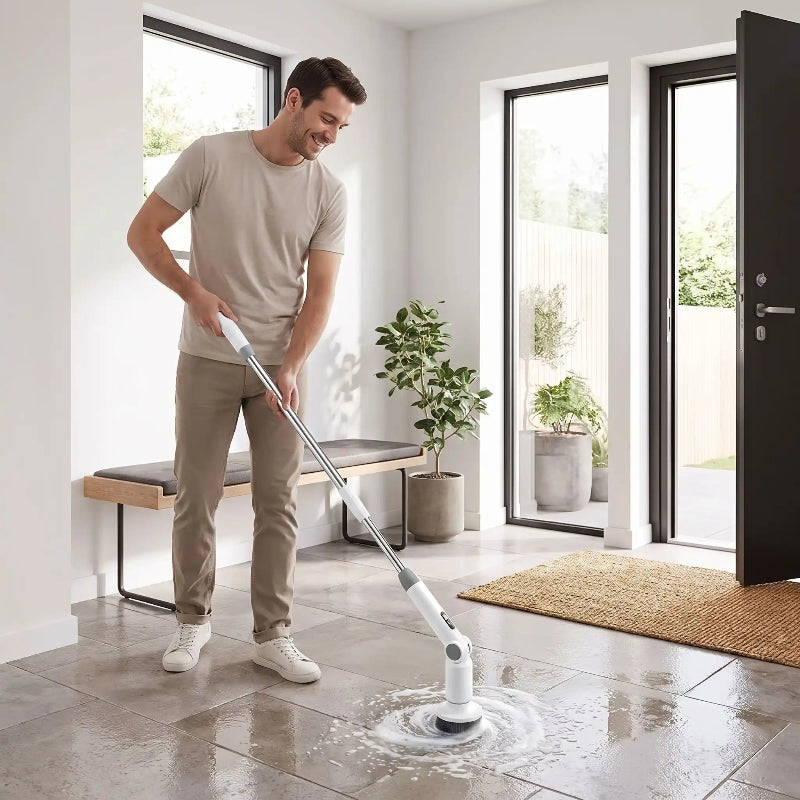 brosse nettoyage eéectrique pour entrée