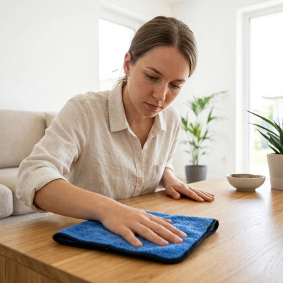 chiffon microfibre table propre