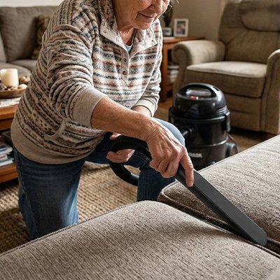 Embout aspirateur pour espace étroit