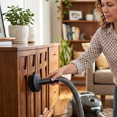 Embout aspirateur pour nettoyer meuble