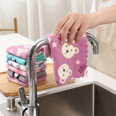 Lingette microfibre pour nettoyer levier