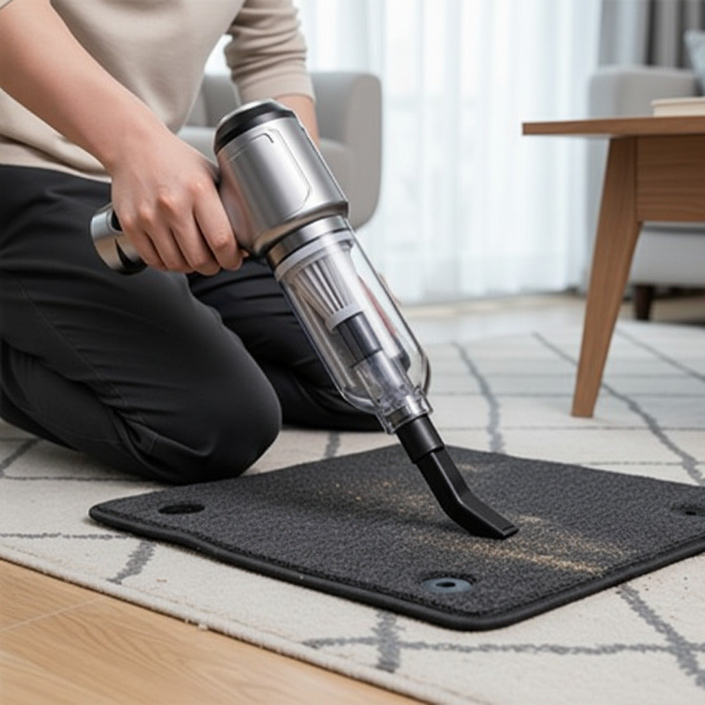 mini aspirateur nettoie salete tapis