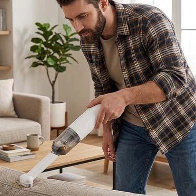 Mini aspirateur pour nettoyage canapé