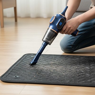 Mini aspirateur pour nettoyage tapis entrée
