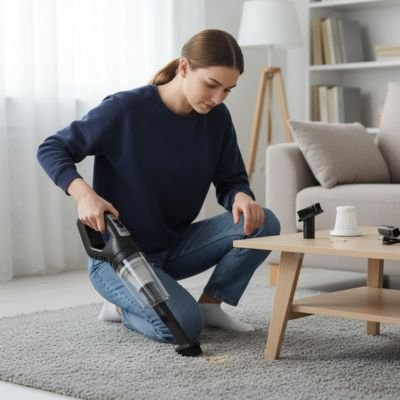 Mini aspirateur puissant pour tapis