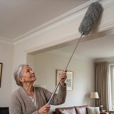 Plumeau poussière pour nettoyage murs