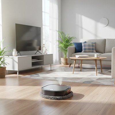 Robot nettoyeur sol pour salon impeccable
