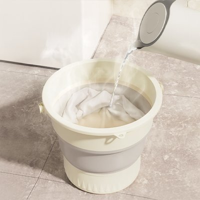 Seau pliable pour lavage