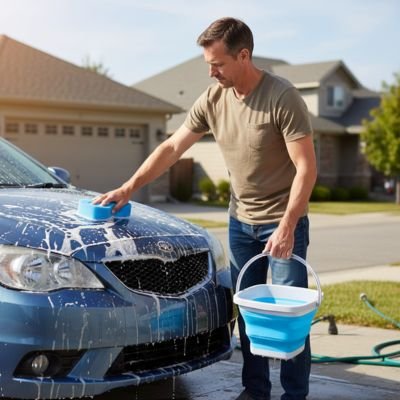 Seau pour nettoyage auto
