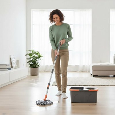 Serpillère et seau GreyMop nettoyage facile